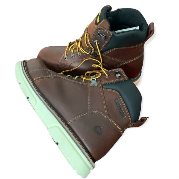 WOLVERINE Men's I-90 DuraShocks 6" Wedge Industrial Shoe - Picture 10 of 13